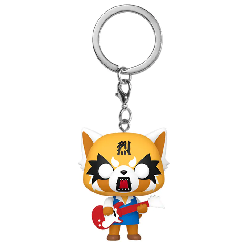 Kapesní Funko POP klíčenka Aggretsuko - Aggretsuko s kytarou fotografii produktu