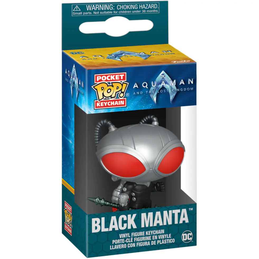 Klíčenka Pocket POP DC Comics Aquaman and the Lost Kingdom Black Manta fotografii produktu