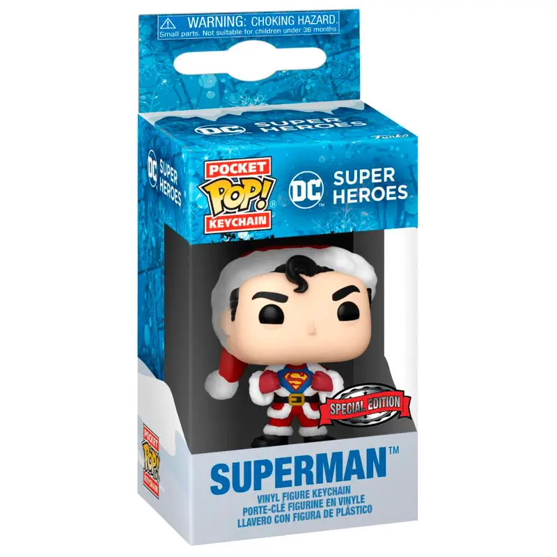 Kapesní POP Klíčenka DC Comics Holiday Superman Exclusive fotografii produktu