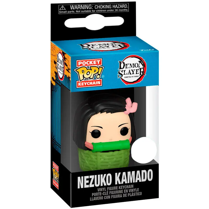 Pocket POP Keychain Demon Slayer Kimetsu no Yaiba Nezuko Kamado - Klíčenka fotografii produktu