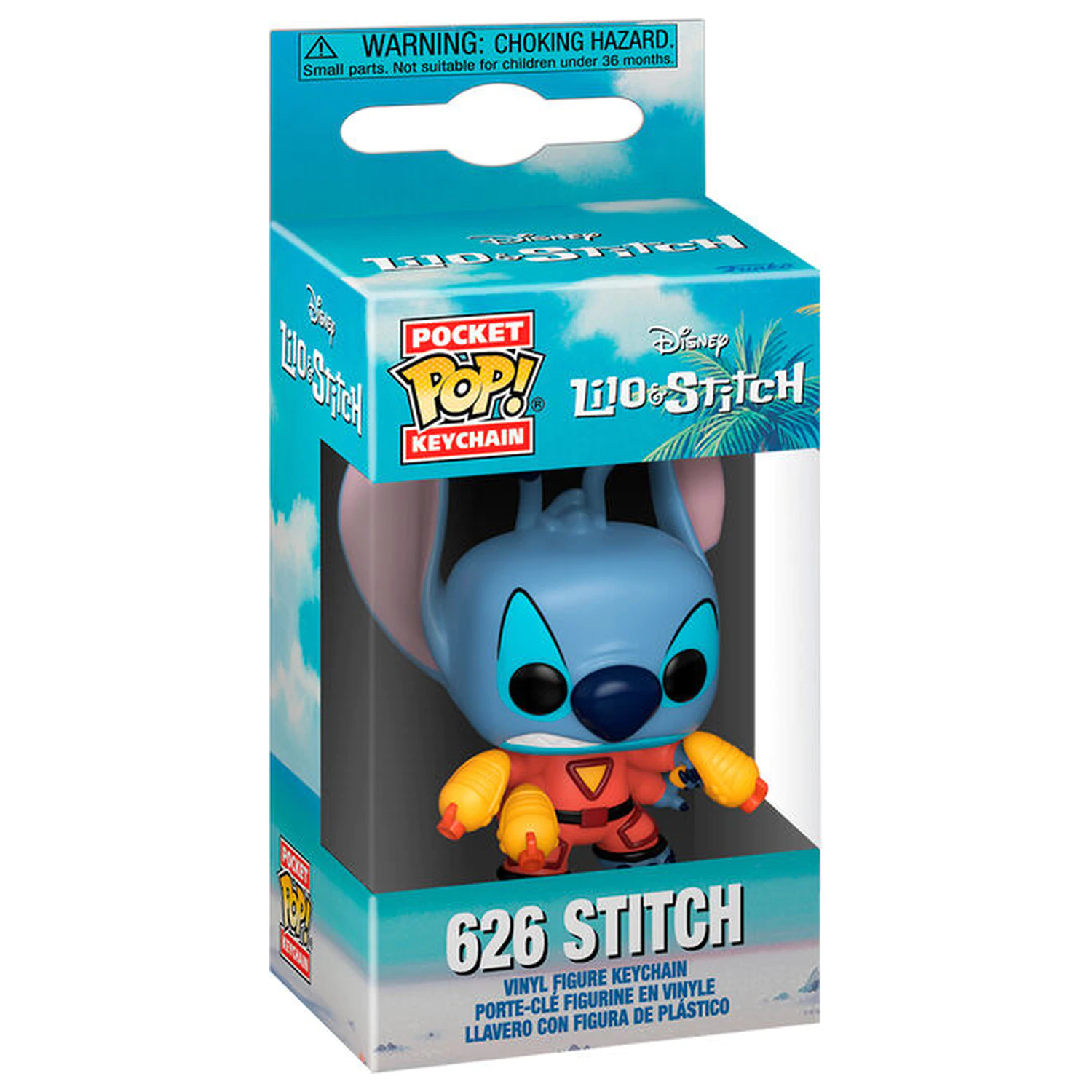 Pocket Funko POP klíčenka Disney Lilo & Stitch 626 Stitch fotografii produktu