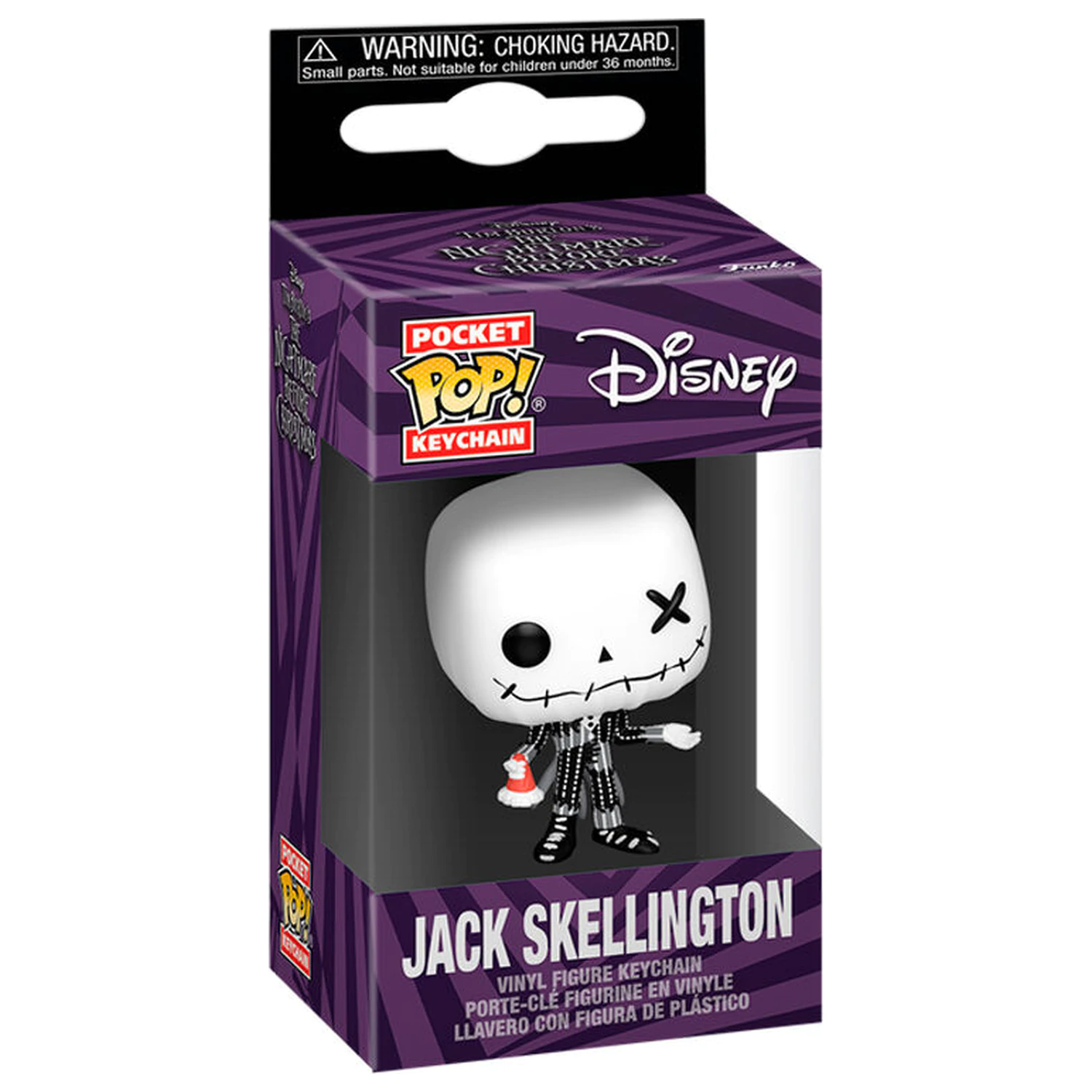 Pocket Funko POP Keychain Disney Nightmare Before Christmas Jack Skellington klíčenka fotografii produktu