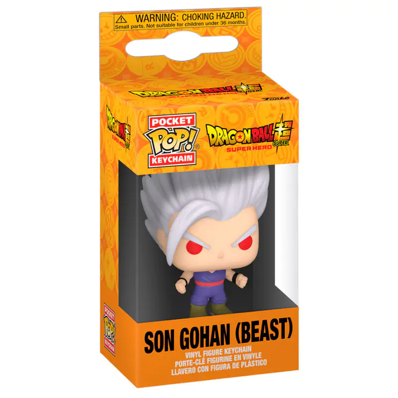 Klíčenka Pocket Funko POP Dragon Ball Super Super Hero Gohan Beast fotografii produktu