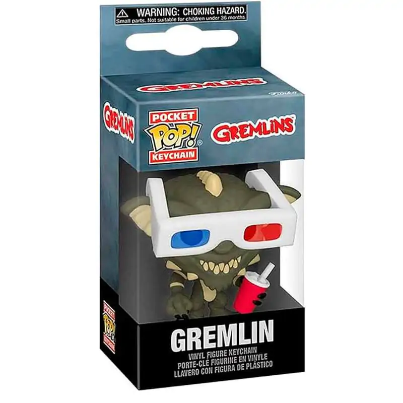 Kapesní Funko POP klíčenka Gremlins Gremlin s 3D brýlemi fotografii produktu