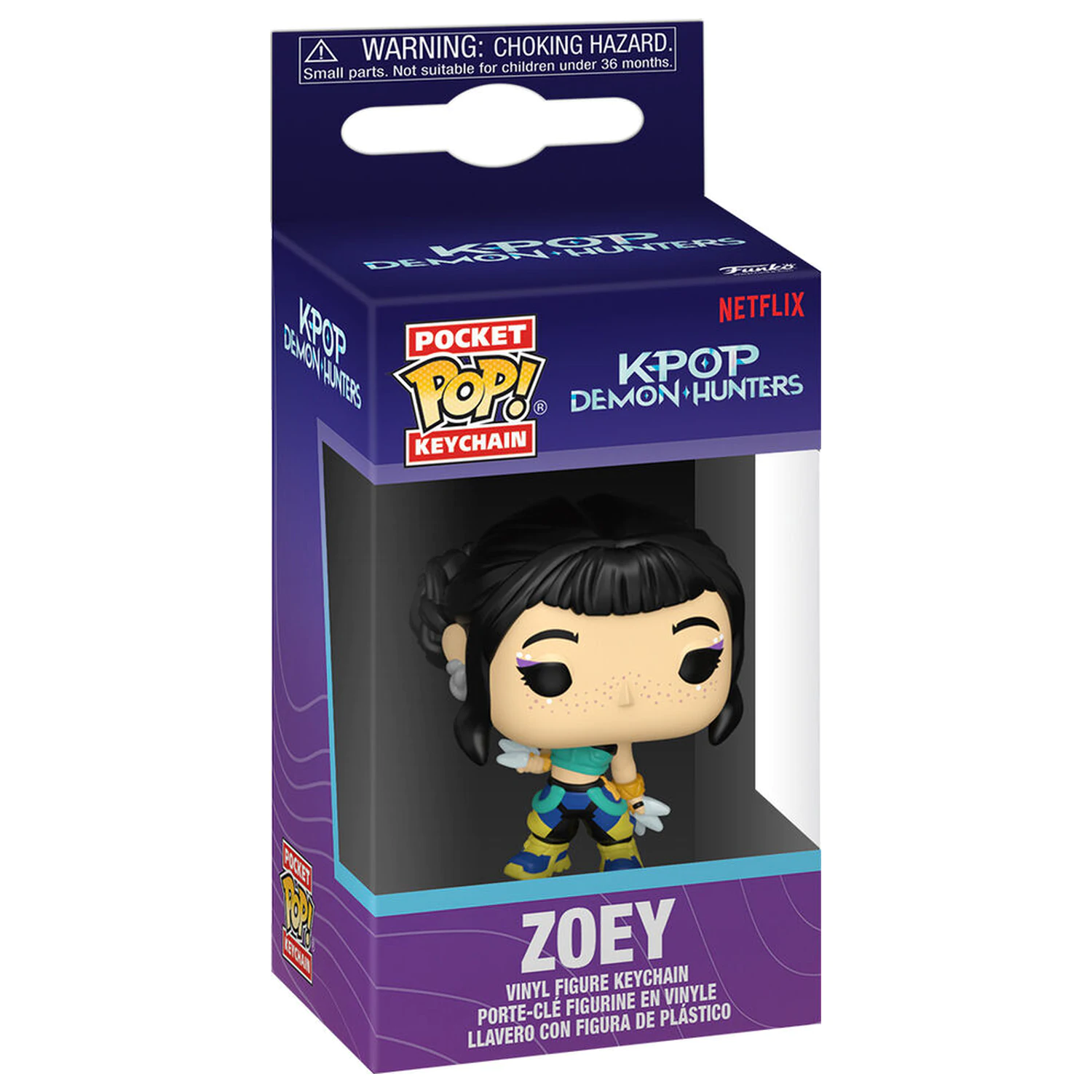 Funko Pocket POP klíčenka KPop Demon Hunters Zoey fotografii produktu