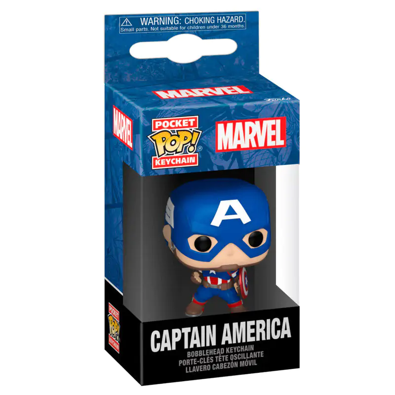 Kapesní Funko POP klíčenka Marvel Captain America Classics fotografii produktu