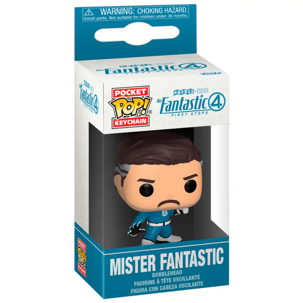 Kapesní Funko POP Klíčenka Marvel The Fantastic 4 Mister Fantastic fotografii produktu
