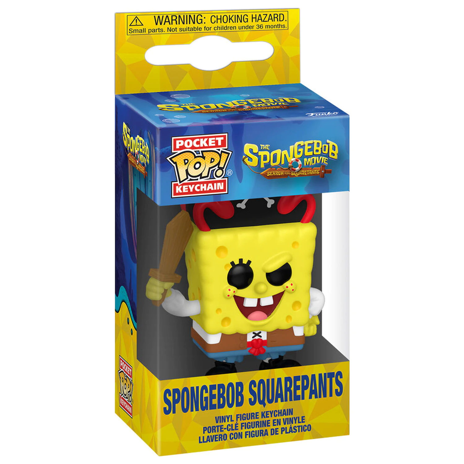 Kapesní Funko POP klíčenka SpongeBob Search for Squarepants SpongeBob SquarePants fotografii produktu
