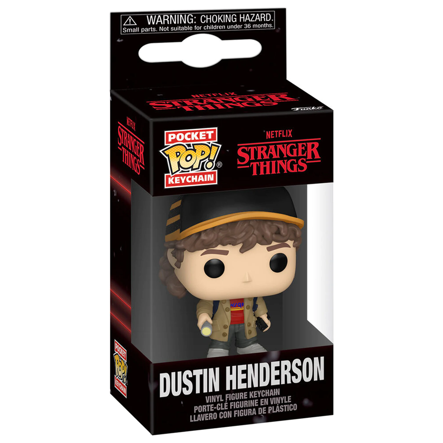 Kapesní Funko POP klíčenka Stranger Things 5 Dustin Henderson fotografii produktu