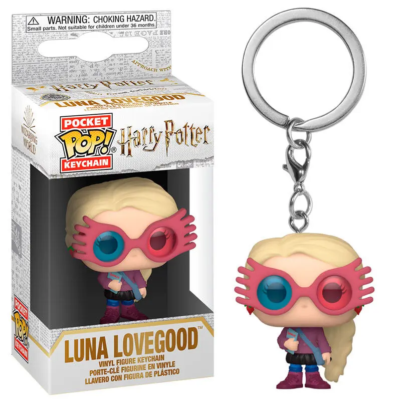 Harry Potter Kapesní POP! Vinylová klíčenka Luna Lovegood 4 cm fotografii produktu