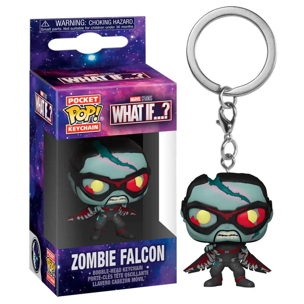 Marvel What If...? Kapesní POP! Vinylové Klíčenky 4 cm Zombie Falcon Displej (12) fotografii produktu