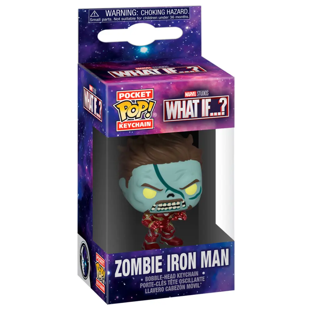 Marvel What If...? Kapesní POP! Vinylové klíčenky 4 cm Zombie Iron Man Display (12) fotografii produktu