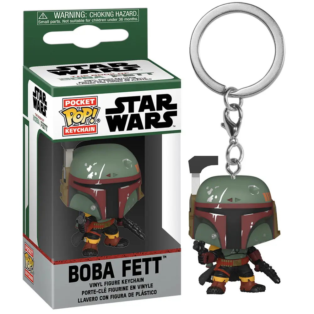 Star Wars The Book of Boba Fett Pocket POP! Vinylové Klíčenky 4 cm Boba Fett Display (12) fotografii produktu