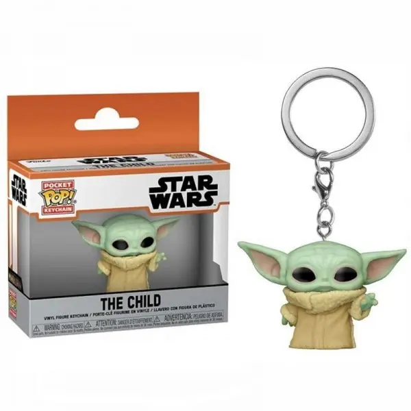 Pocket POP klíčenka Star Wars The Mandalorian Yoda The Child fotografii produktu