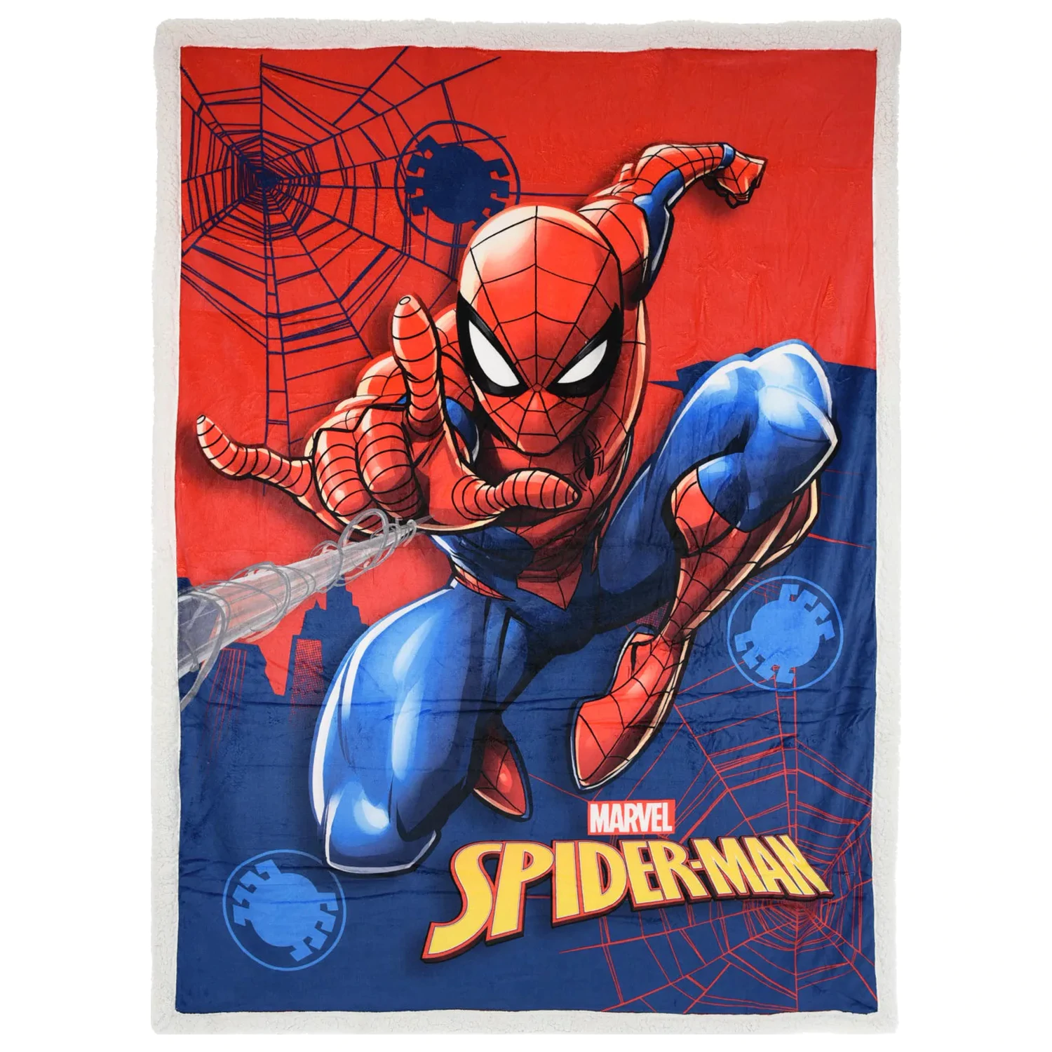 Spider-Man Action sherpa deka 140x190 cm fotografii produktu