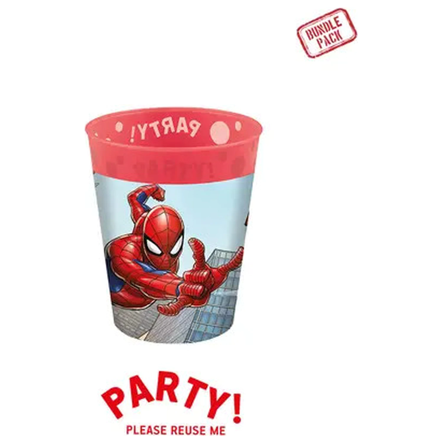 Spider-Man Crime Fighter micro premium plastový set 4 šálků, 250 ml fotografii produktu