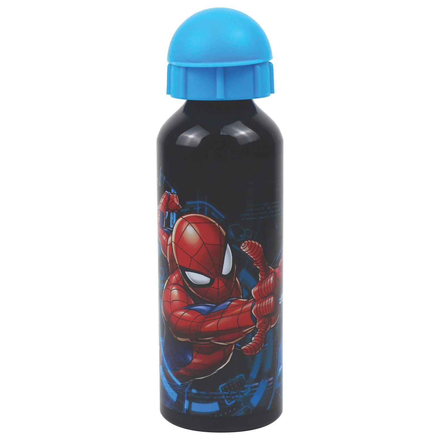 Spider-Man Dark hliníková láhev na vodu s pítkem 520 ml fotografii produktu