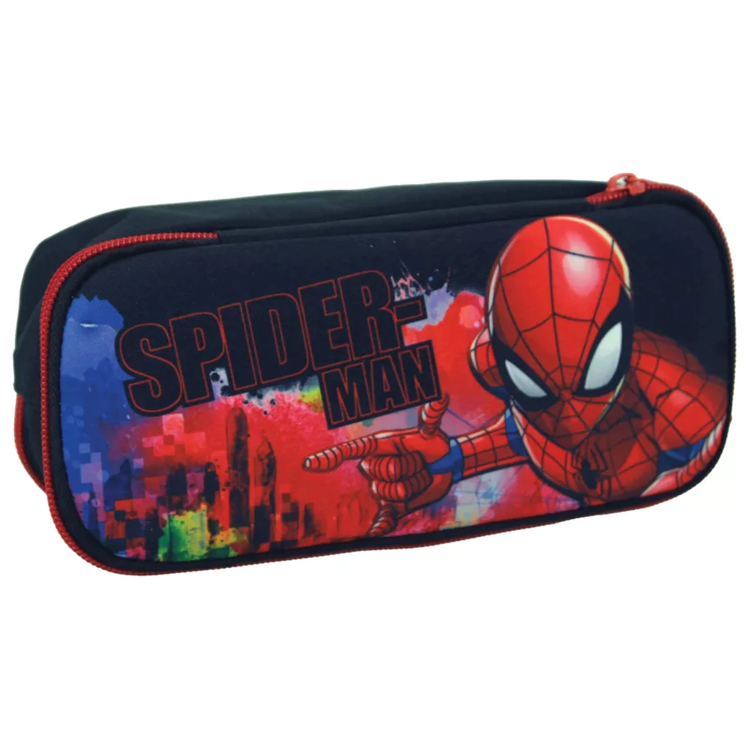 Spider-Man Global Penál se 2 přihrádkami 26 cm fotografii produktu