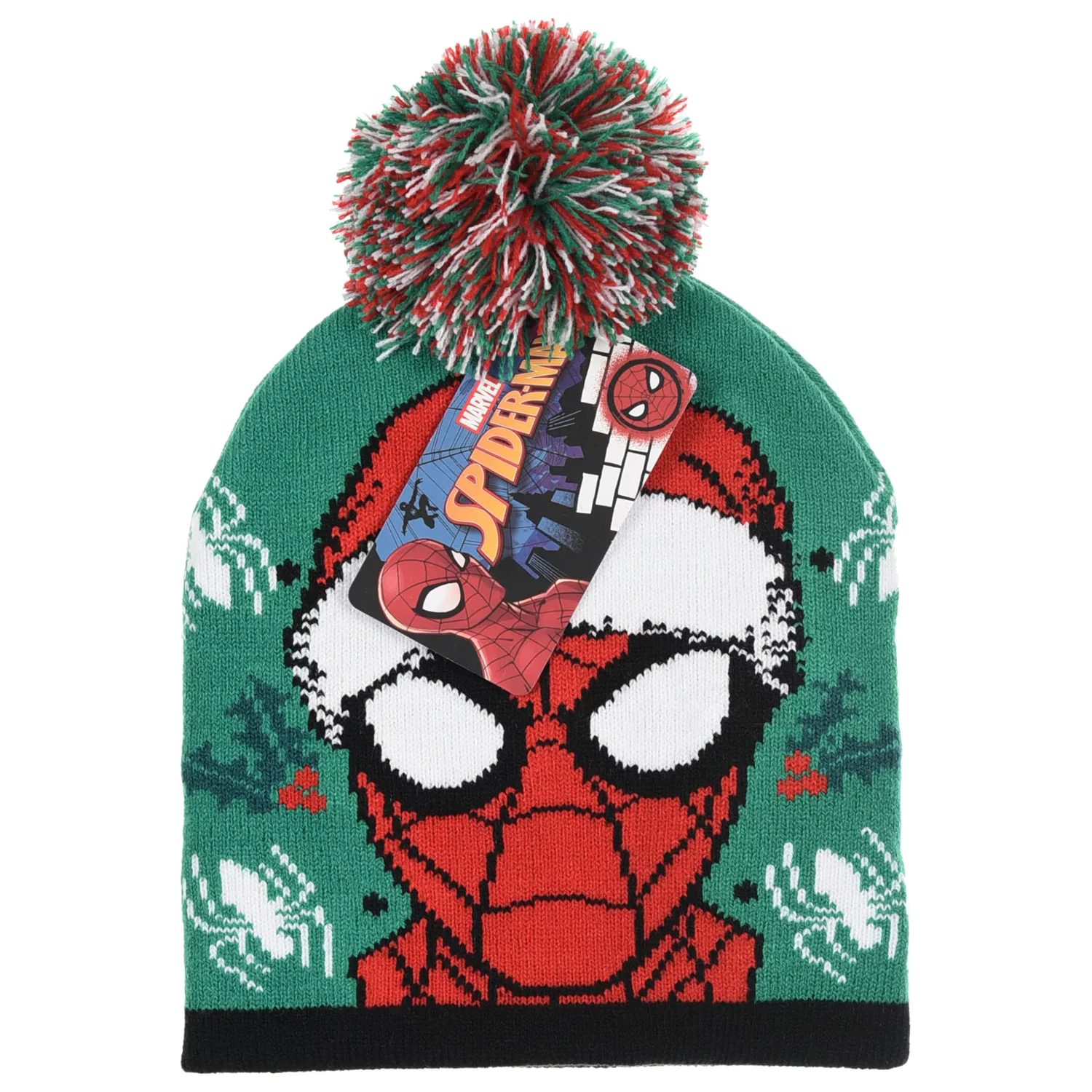 Spider-Man Green Hat Dětská vánoční čepice 52 cm fotografii produktu