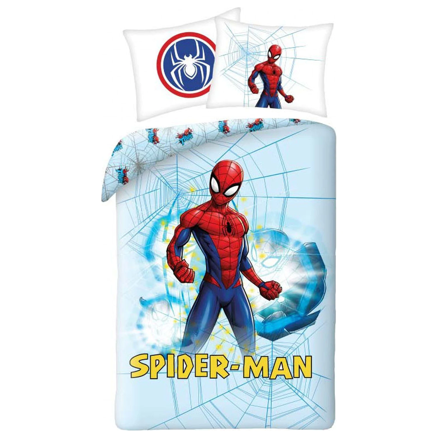 Spider-Man světle modrý povlak na peřinu fotografii produktu