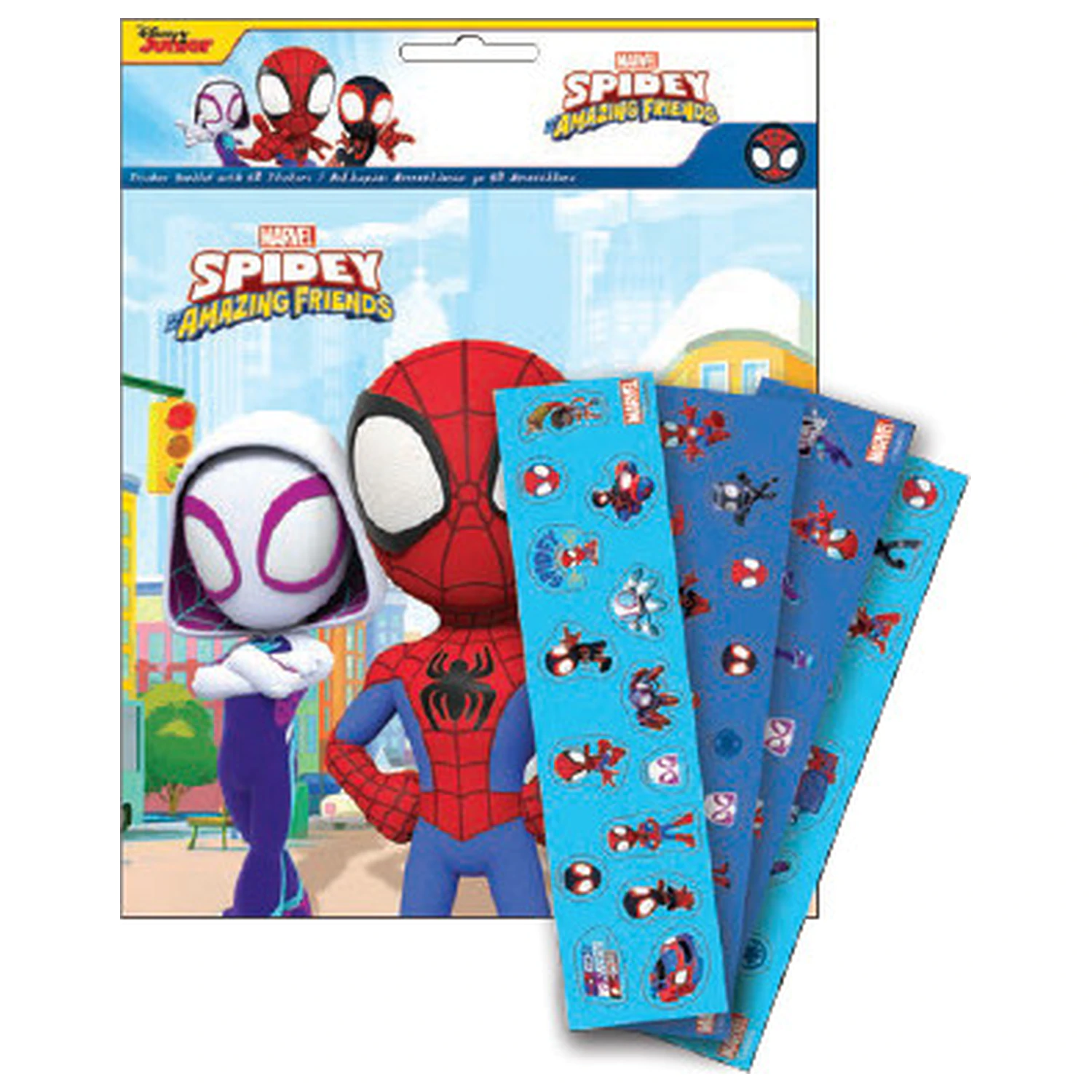 Spider-Man Little Heroes Unite album se samolepkami s 50 samolepkami fotografii produktu