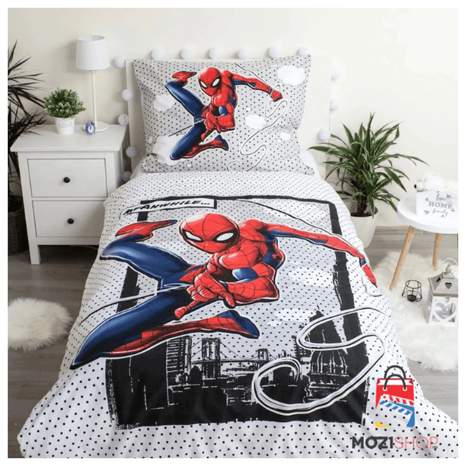 Spider-Man Meanwhile Glow in the Dark povlečení na peřinu fotografii produktu