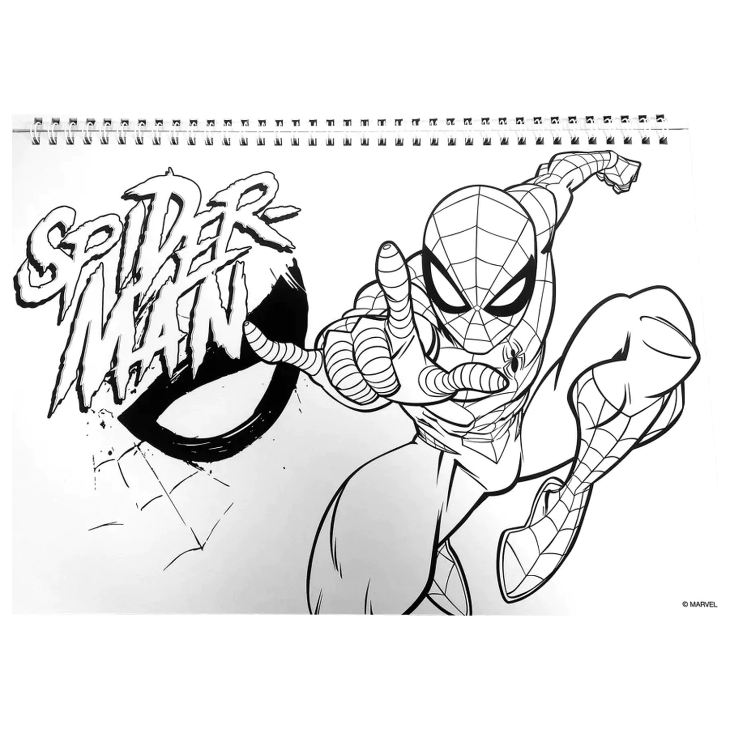 Spider-Man Miles Morales A4 Spirálový skicák 40 listů s nálepkami fotografii produktu