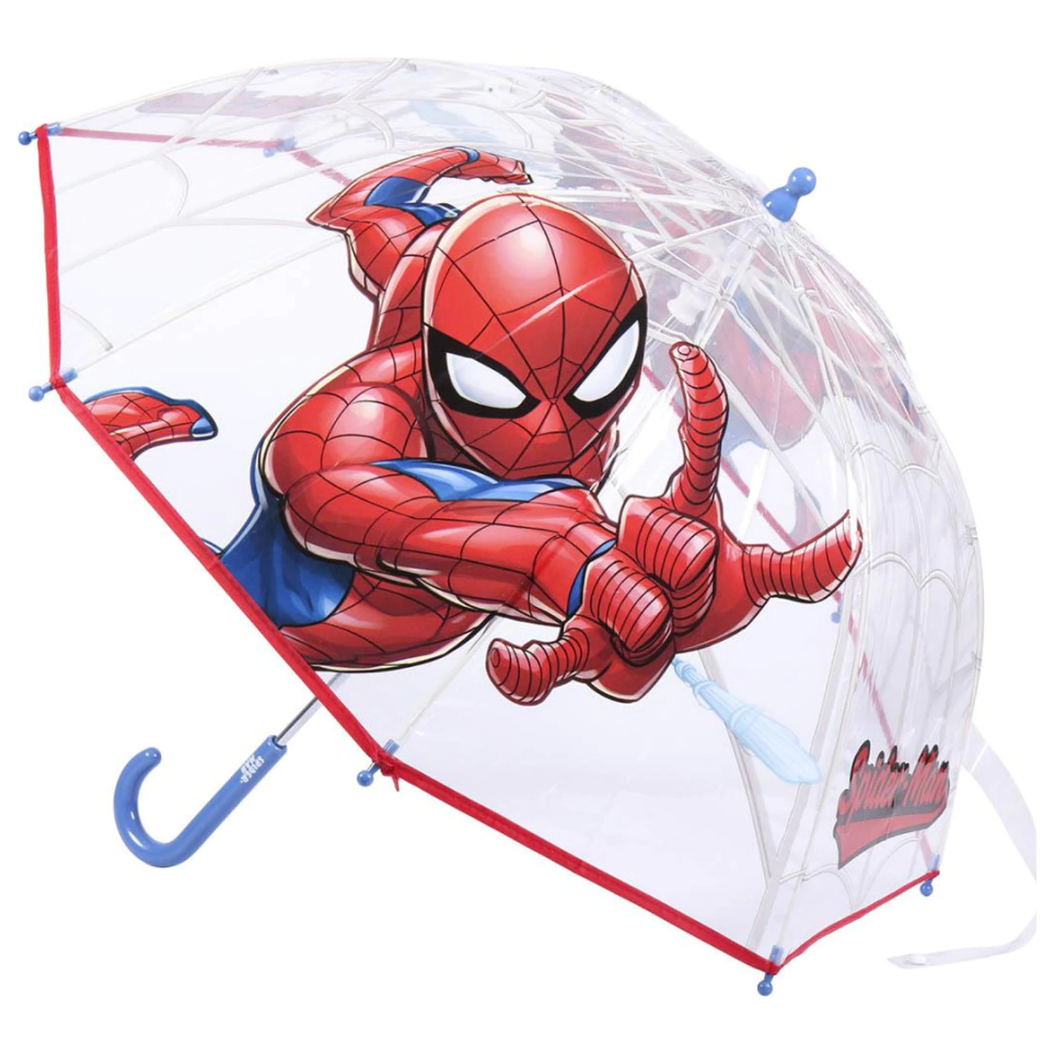 Spider-Man Rain Crawler dětský transparentní deštník Ø71 cm fotografii produktu