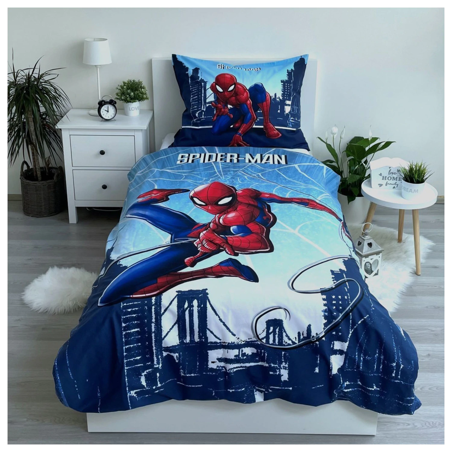 Spider-Man Skyline povlak na peřinu fotografii produktu