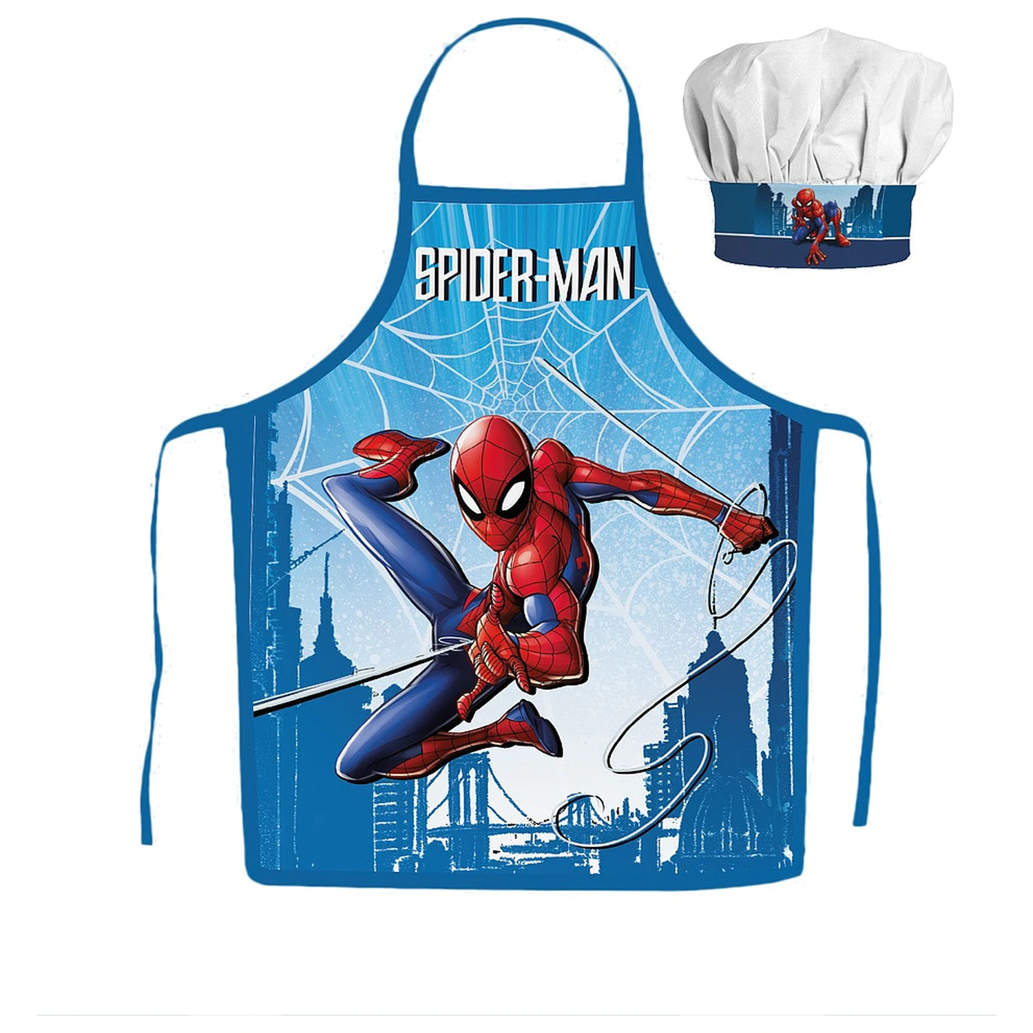 Spider-Man Skyline Dětská zástěra, sada 2 kusy fotografii produktu