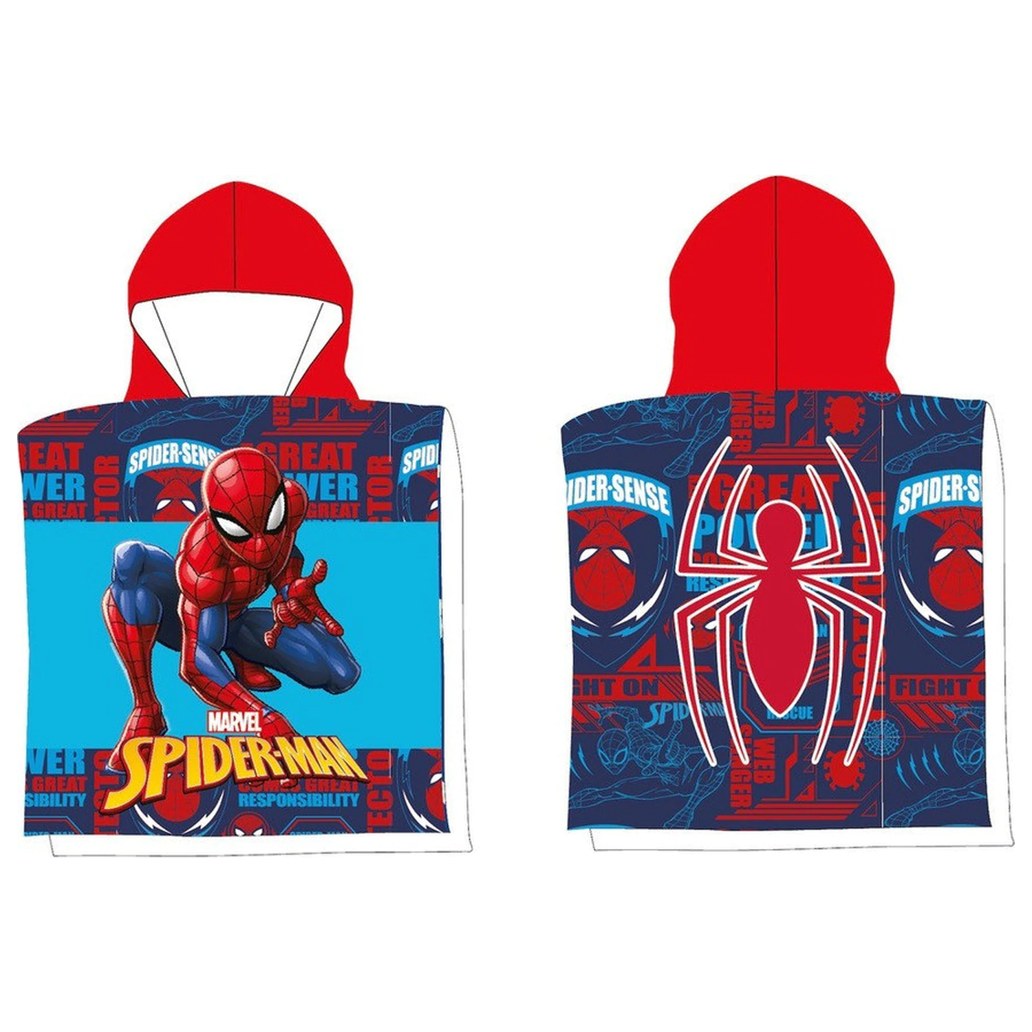 Spider-Man Spider-Sense Plážové pončo 50x100 cm fotografii produktu