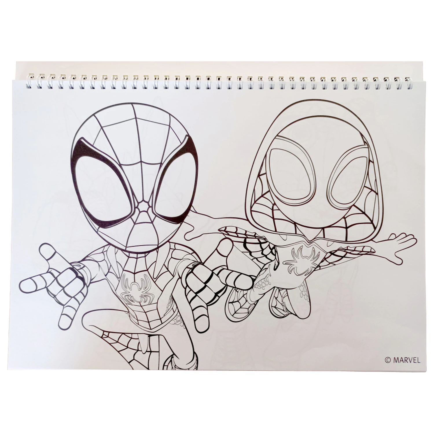Spider-Man Spidey Dino-Webs A4 Spirální skicák 40 listů s nálepkami fotografii produktu