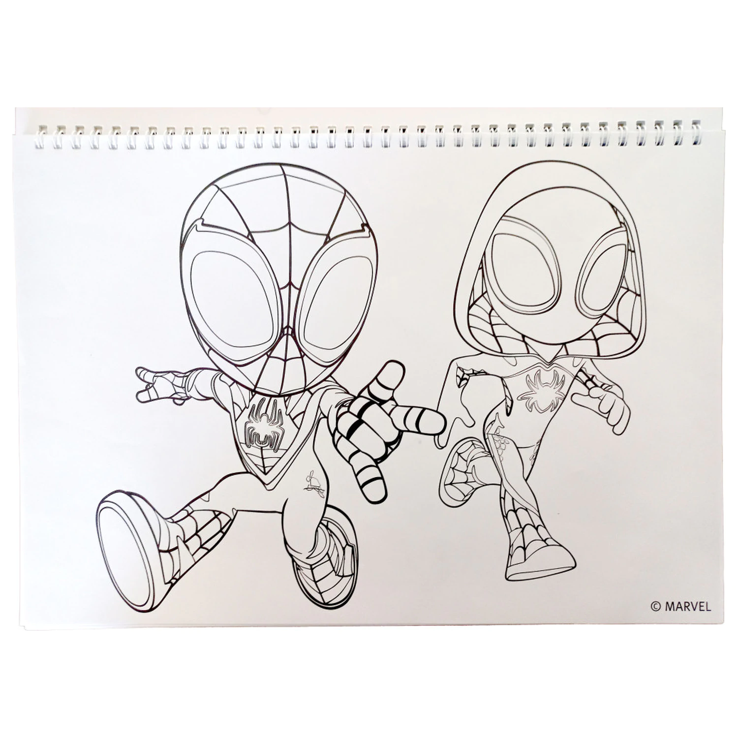 Spider-Man Spidey Dino-Webs A4 Spirální skicák 40 listů s nálepkami fotografii produktu