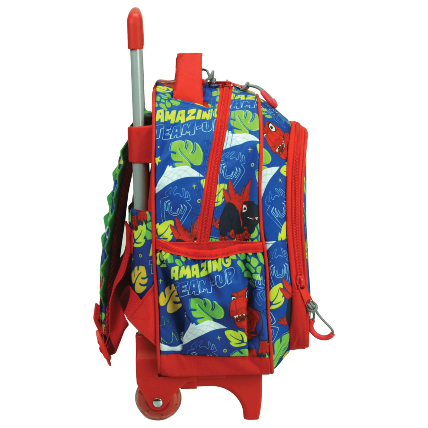 Spider-Man Spidey Dino-Webs pojízdný batoh pro předškoláky, taška 30 cm fotografii produktu