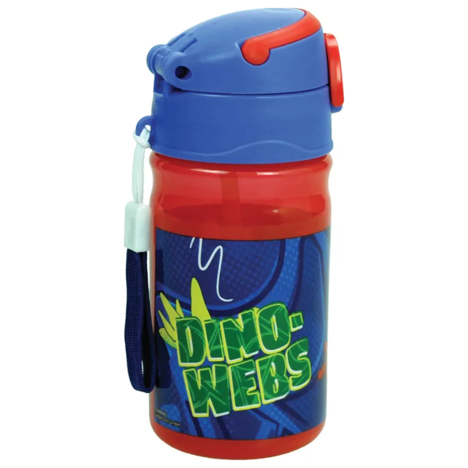 Spider-Man Spidey Dino Webs Plastová láhev s brčkem a závěsem 350 ml fotografii produktu