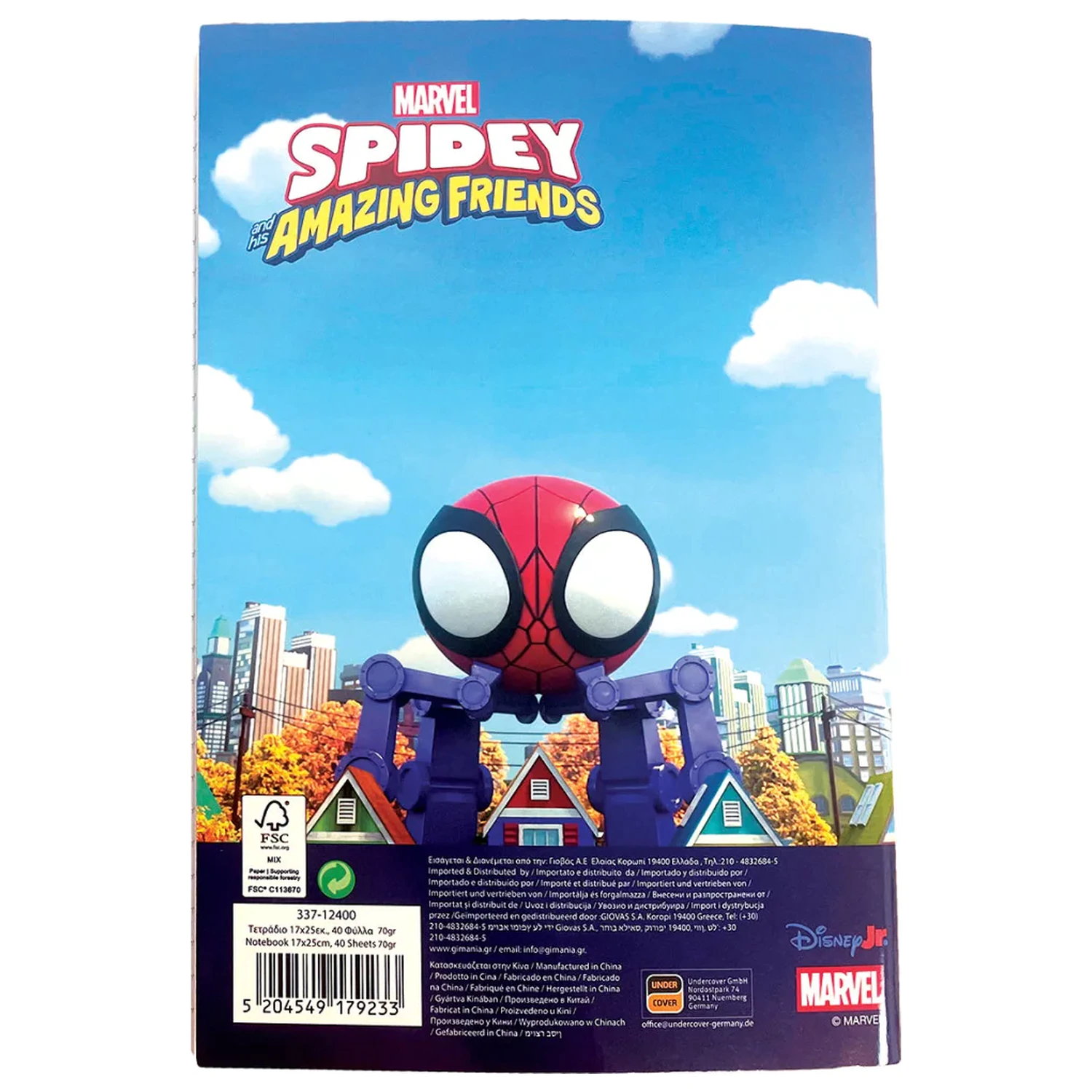Spider-Man Spidey Friends linkovaný sešit B5, 40 listů fotografii produktu