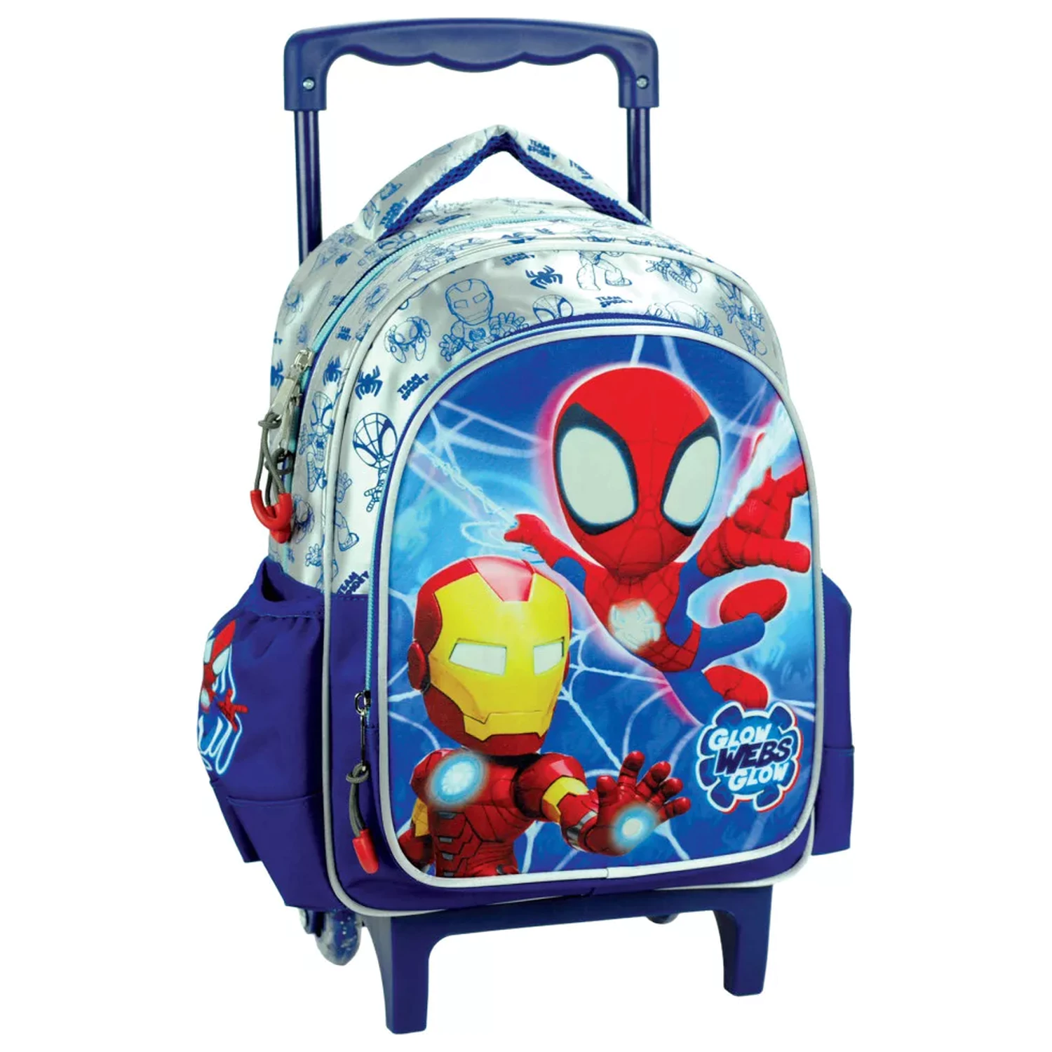 Spider-Man Spidey Glow Rolling předškolní batoh, taška 30 cm fotografii produktu