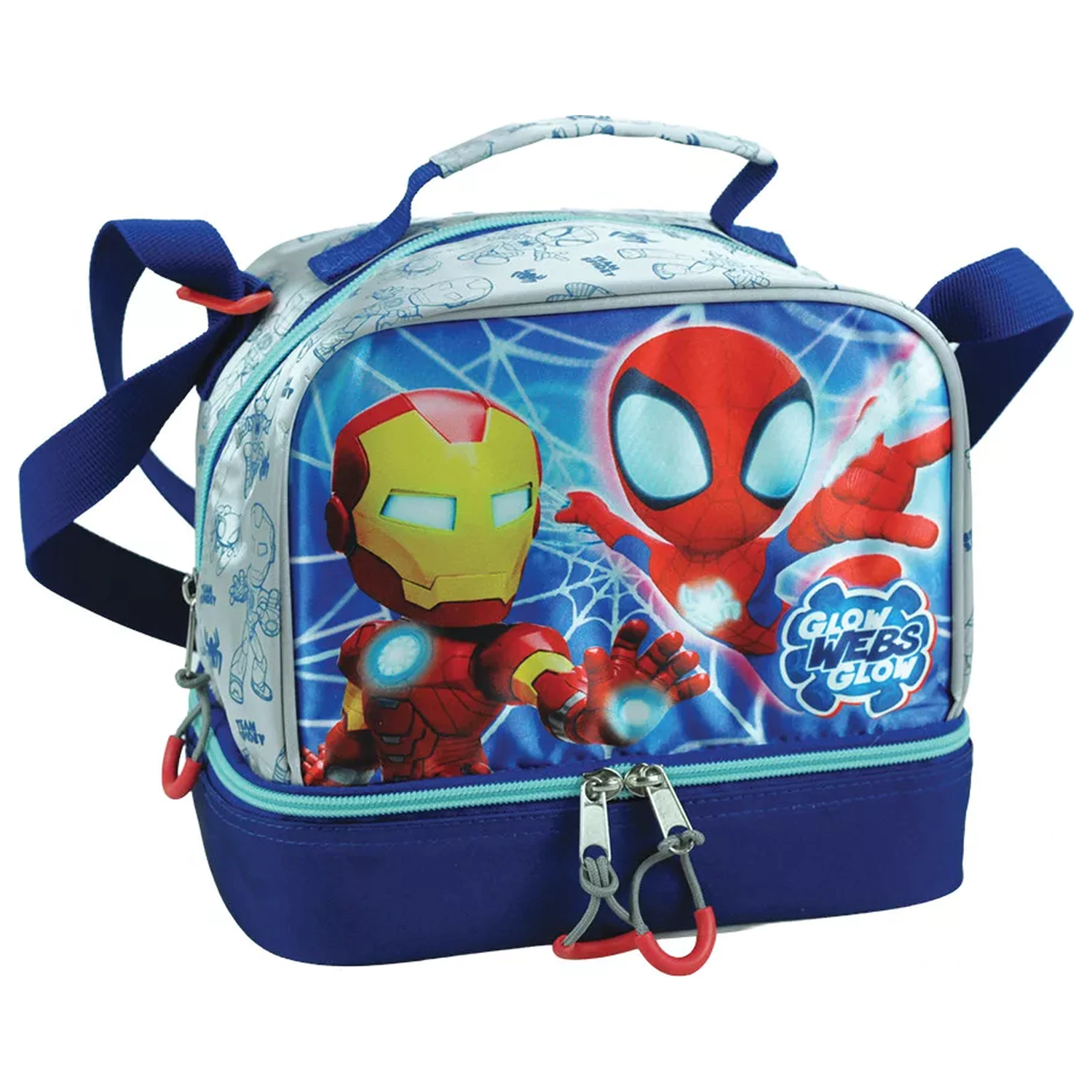Spider-Man Spidey Glow Thermo taška na oběd 21 cm fotografii produktu