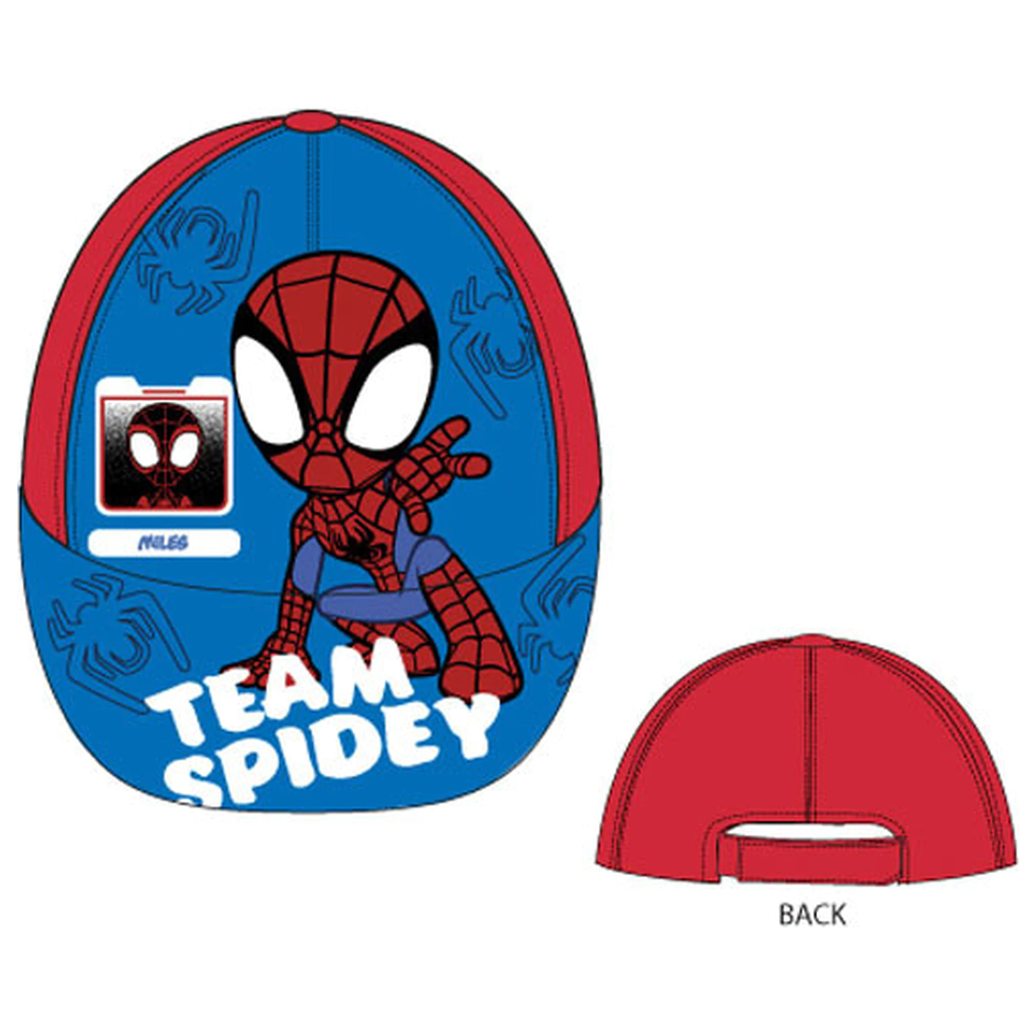 Spider-Man Spidey Červená Dětská Baseballová Čepice 54 cm fotografii produktu