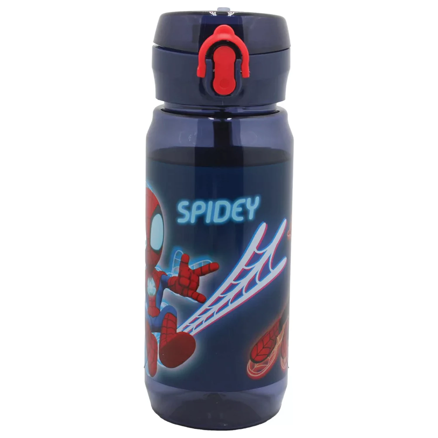 Spider-Man Spidey Web plastová láhev na vodu s poutkem 600 ml fotografii produktu