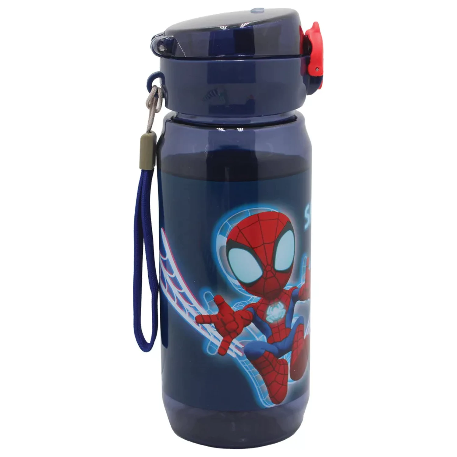 Spider-Man Spidey Web plastová láhev na vodu s poutkem 600 ml fotografii produktu