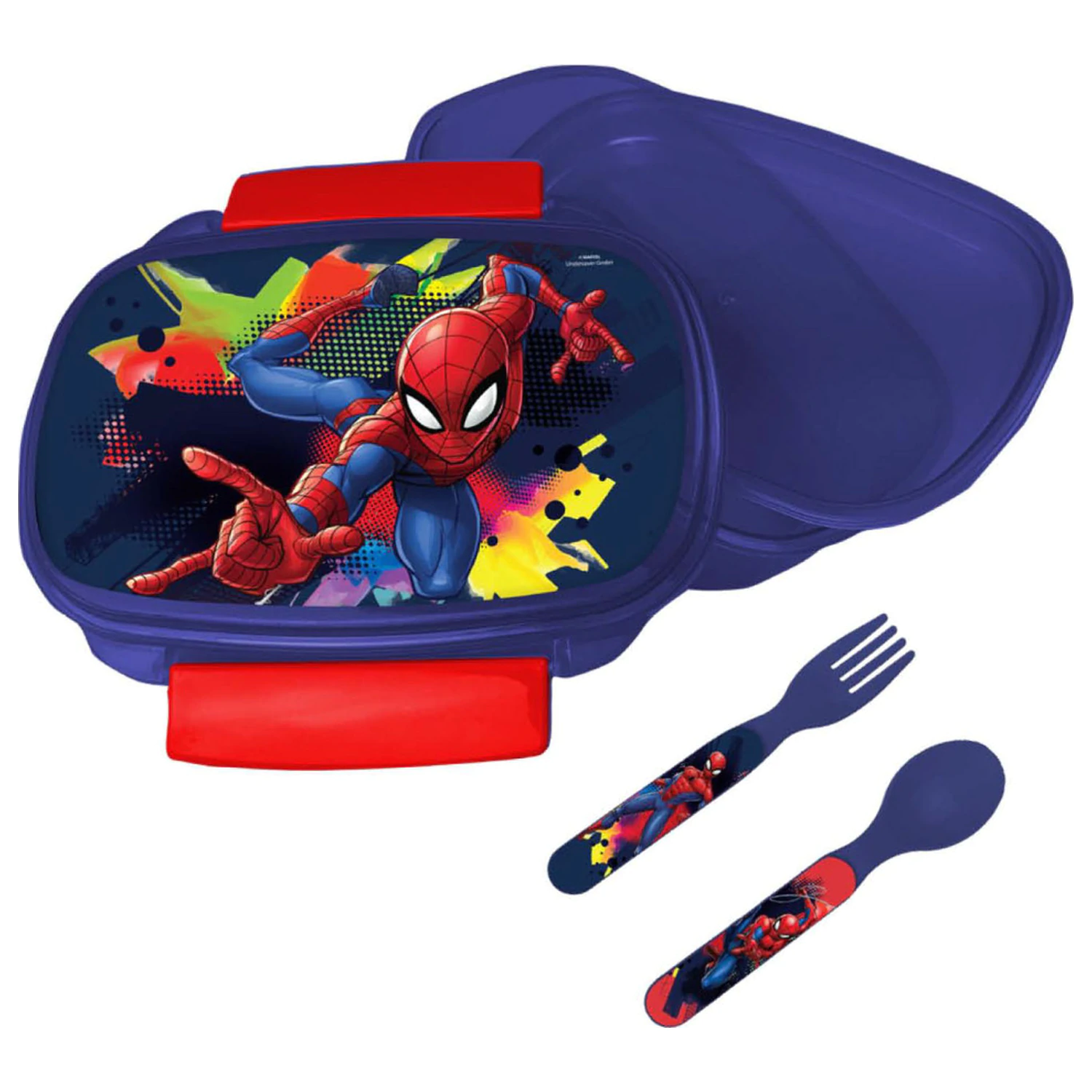 Spider-Man Splotch krabička na sendvič + sada příborů fotografii produktu