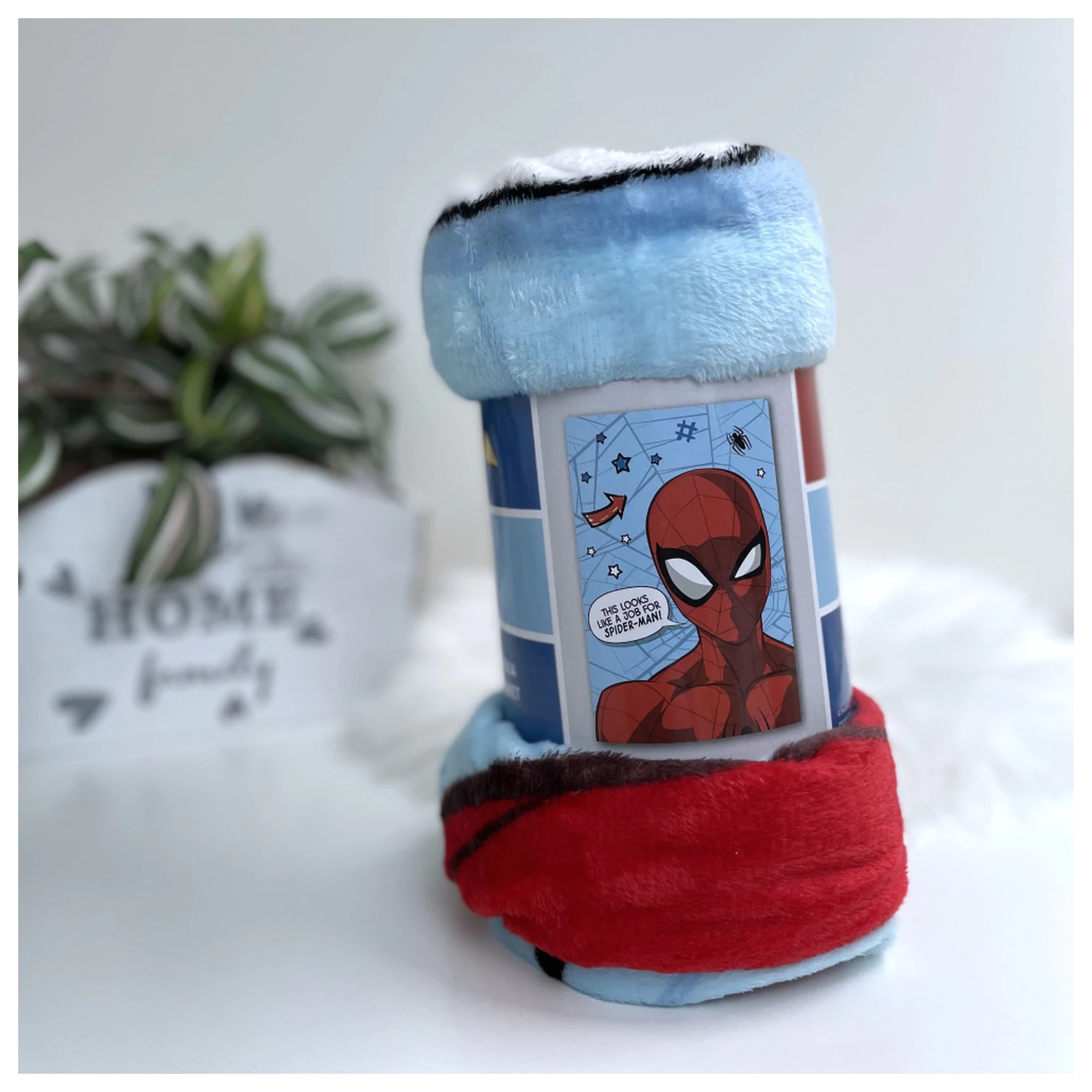 Spider-Man hvězda microfleece deka fotografii produktu