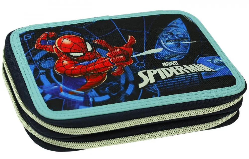 Spider-Man Dvoupatrový Plněný Penál fotografii produktu