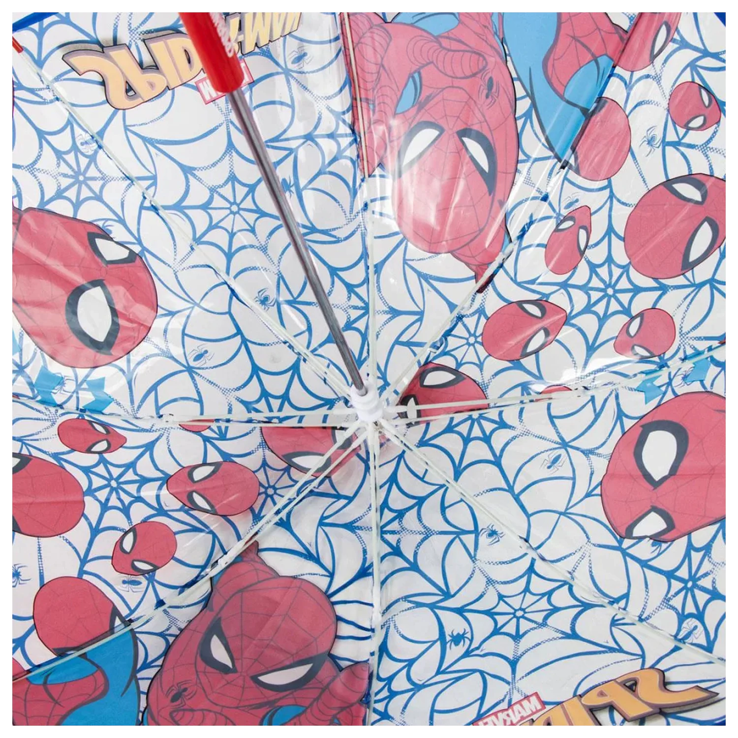 Spider-Man Web Dětský Průhledný Deštník fotografii produktu