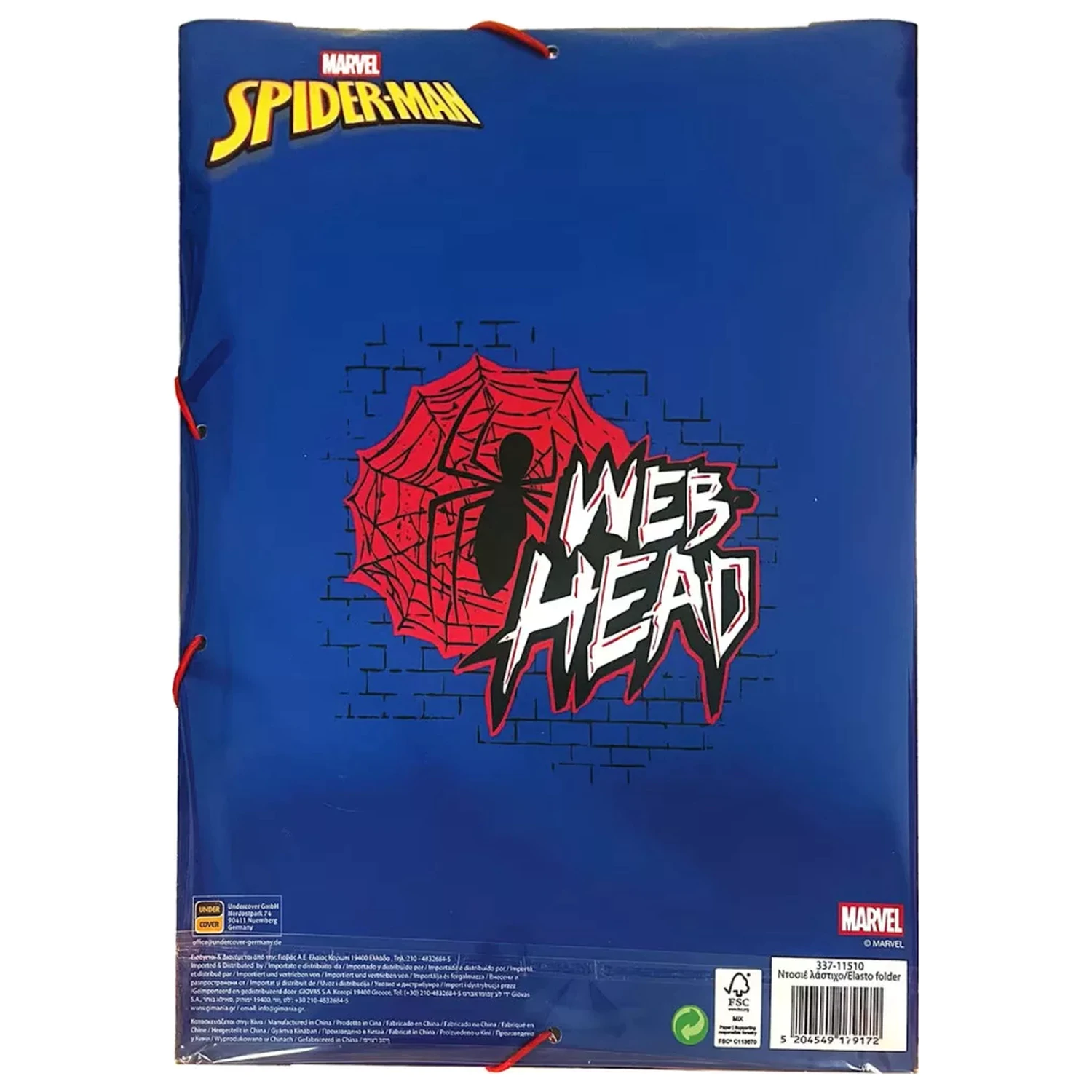 Spider-Man Web Head A/4 elastická složka fotografii produktu
