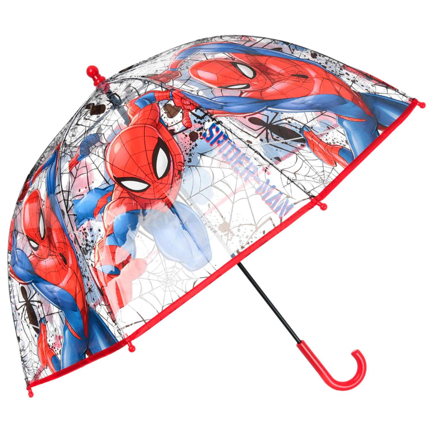 Spider-Man Web Power Dětský průhledný deštník fotografii produktu