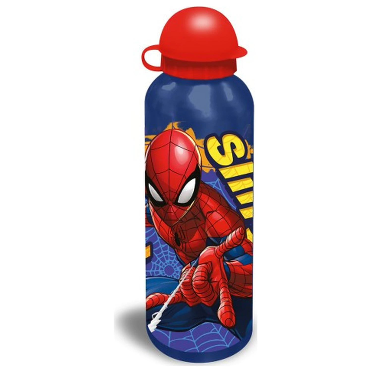 Spider-Man Web-Slinger hliníková láhev na vodu s uzávěrem na pití 500 ml fotografii produktu