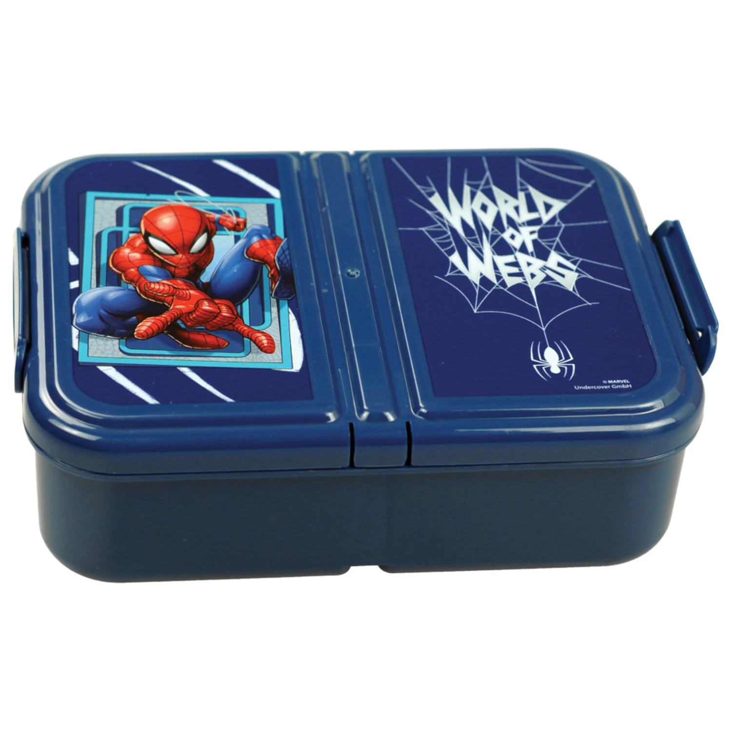 Spider-Man World of Web Svačinový box + Hliníková láhev na vodu Set fotografii produktu