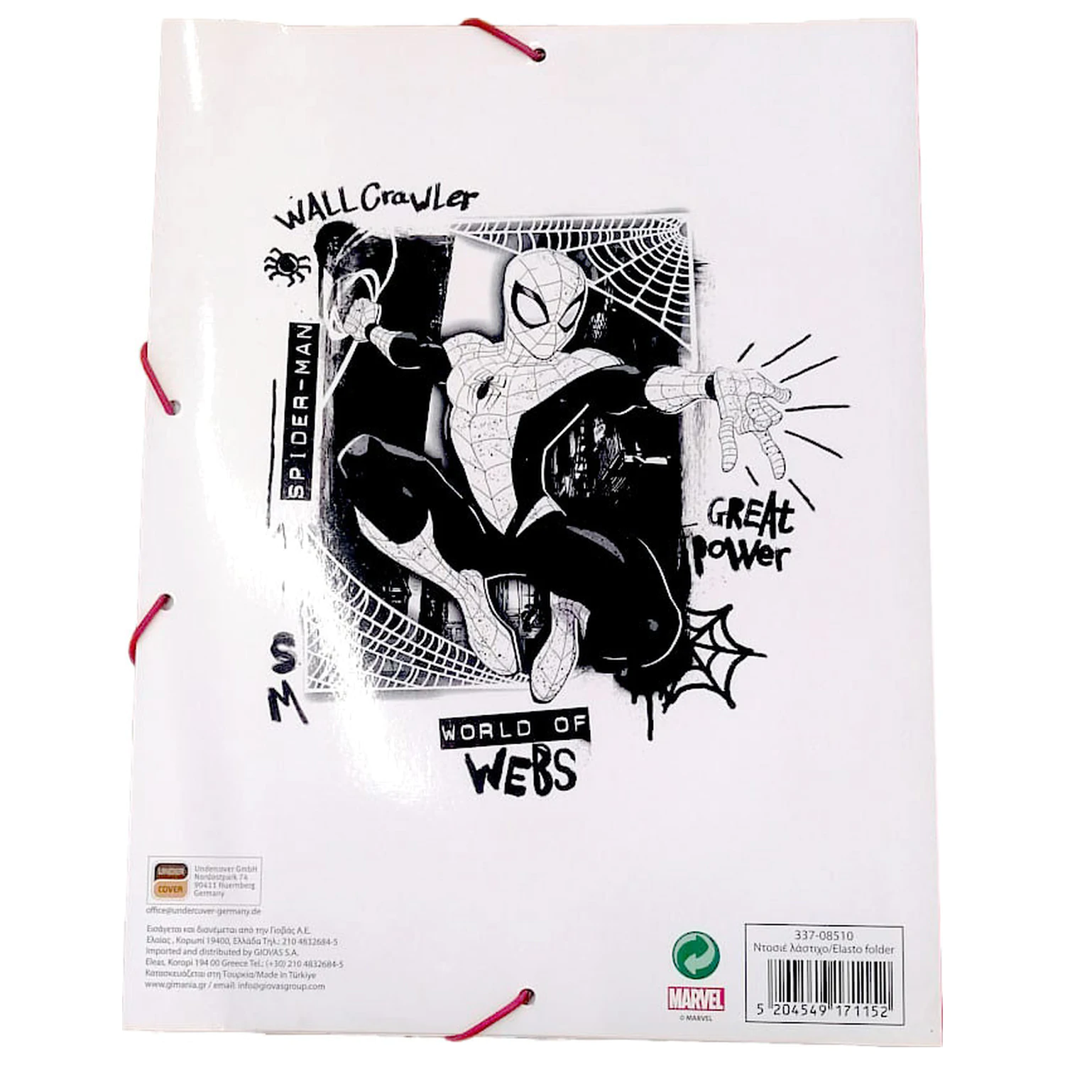 Spider-Man World of Webs A4 elastická složka fotografii produktu